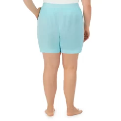 Plus Size Cuddl Duds® Essentials Pajama Sleep Shorts 5 Plus Size Cuddl Duds® Essentials Pajama Sleep Shorts -Cuddl Duds Shop 2594837 ALT