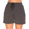 Plus Size Cuddl Duds® Essentials Pajama Sleep Shorts -Cuddl Duds Shop 2594837 Charcoal Heather