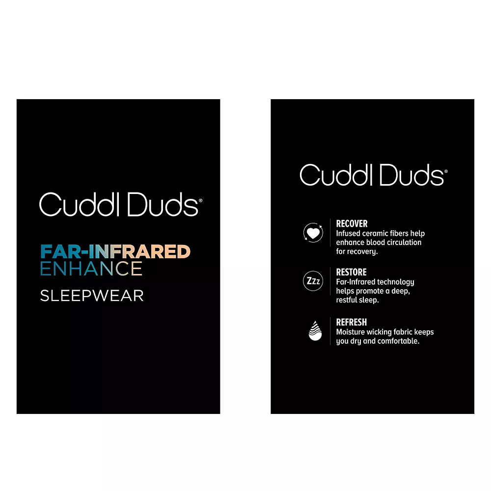 Men's Cuddl Duds® Far-Infrared Enhance Banded Bottom Pajama Pants 4 Men's Cuddl Duds® Far-Infrared Enhance Banded Bottom Pajama Pants - Image 2