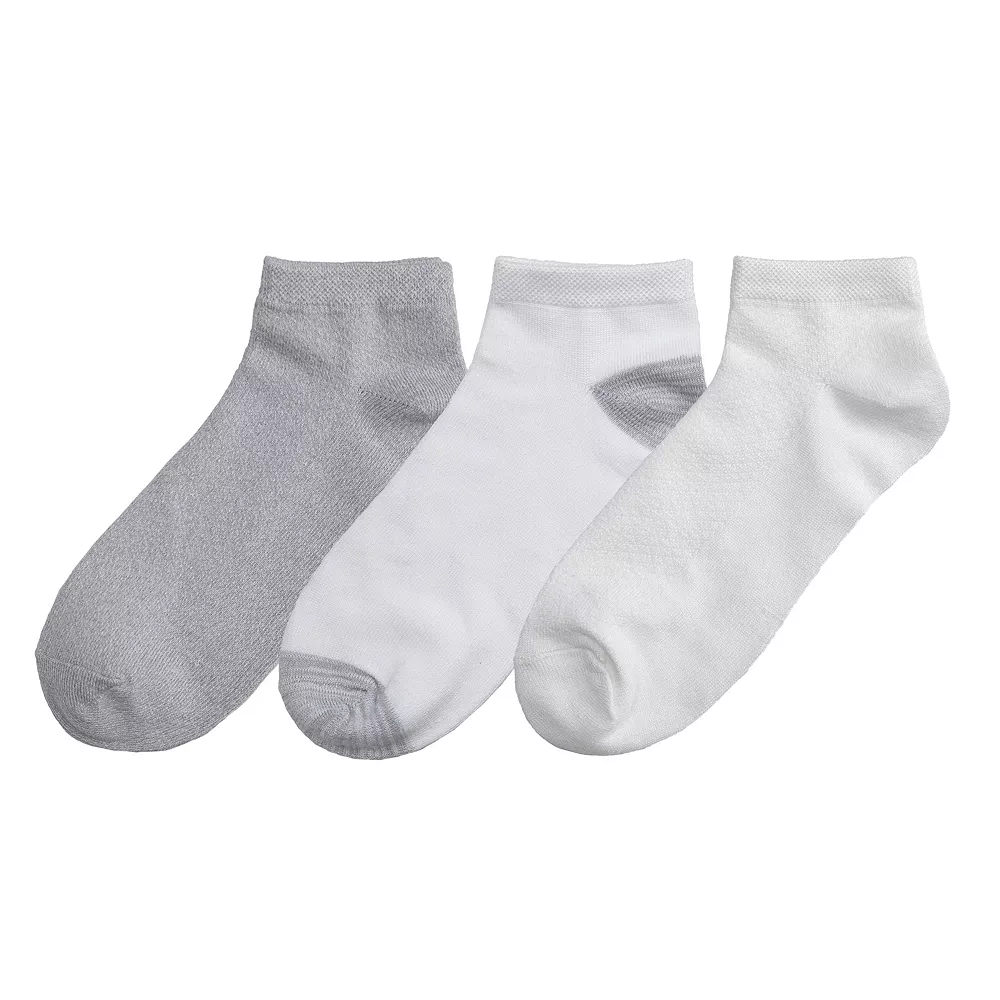 Women's Cuddl Duds® Everyday 3-Pack Low Cut Socks 5 Women's Cuddl Duds® Everyday 3-Pack Low Cut Socks - Image 3