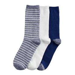 Women's Cuddl Duds® Everyday 3-pack Crew Socks 9 Women's Cuddl Duds® Everyday 3-pack Crew Socks -Cuddl Duds Shop 4143262 ALT3