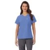 Women's Cuddl Duds® Scrubs Classic V-Neck Top 2 Women's Cuddl Duds® Scrubs Classic V-Neck Top -Cuddl Duds Shop 4317894 Ciel Heather
