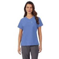 Women's Cuddl Duds® Scrubs Classic V-Neck Top