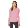 Women's Cuddl Duds® Under Scrubs Crewneck Top 1 Women's Cuddl Duds® Under Scrubs Crewneck Top -Cuddl Duds Shop 4321037 Cameo Pink