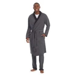 Men's Cuddl Duds® Essentials Robe 7 Men's Cuddl Duds® Essentials Robe -Cuddl Duds Shop 4469851 ALT2