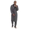 Men's Cuddl Duds® Essentials Robe 2 Men's Cuddl Duds® Essentials Robe -Cuddl Duds Shop 4469851 Gray Heather