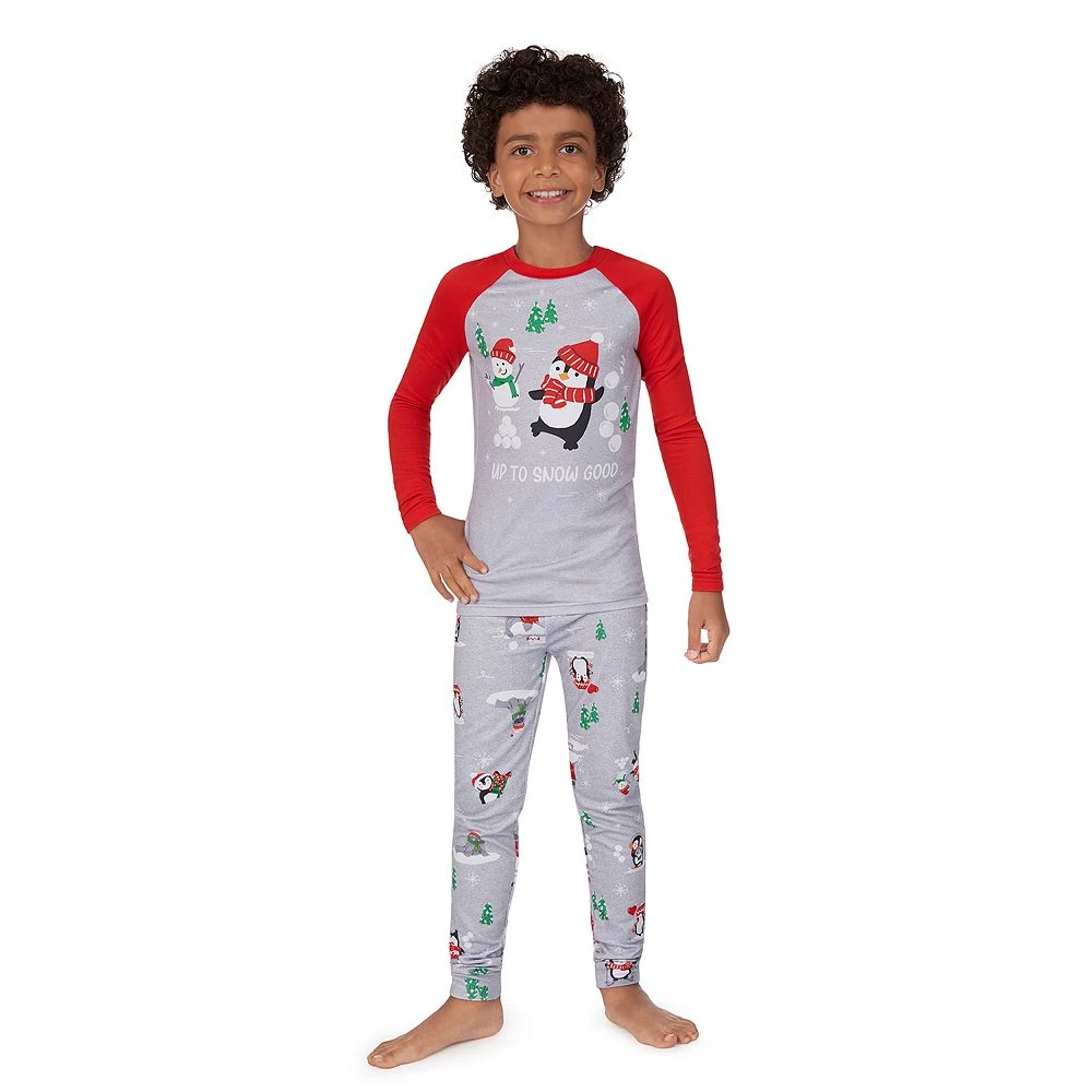 Boys 4-14 Jammies For Your Families® Penguin & Friends Raglan Pajama Set By Cuddl Duds® 4 Boys 4-14 Jammies For Your Families® Penguin & Friends Raglan Pajama Set By Cuddl Duds® - Image 2