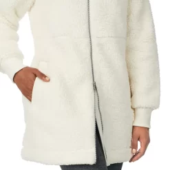 Women's Cuddl Duds Cozy Sherpa Hooded Anorak Jacket -Cuddl Duds Shop 4981154 ALT4