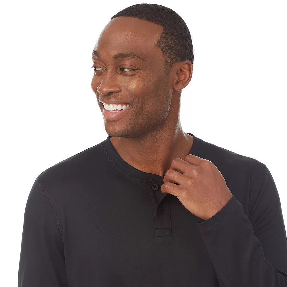 Men's Cuddl Duds® Far-Infrared Enhance Pajama Henley 6 Men's Cuddl Duds® Far-Infrared Enhance Pajama Henley - Image 4