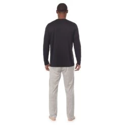 Men's Cuddl Duds® Far-Infrared Enhance Pajama Crewneck Tee -Cuddl Duds Shop 4988687 ALT4