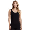 Women's Cuddl Duds® Reversible Softwear With Stretch Tank 1 Women's Cuddl Duds® Reversible Softwear With Stretch Tank -Cuddl Duds Shop 5042876 Black