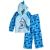 Boys 6-16 Cuddl Duds Hooded Top & Bottoms Pajama Set 1 Boys 6-16 Cuddl Duds Hooded Top & Bottoms Pajama Set -Cuddl Duds Shop 5588552 Blue Shark