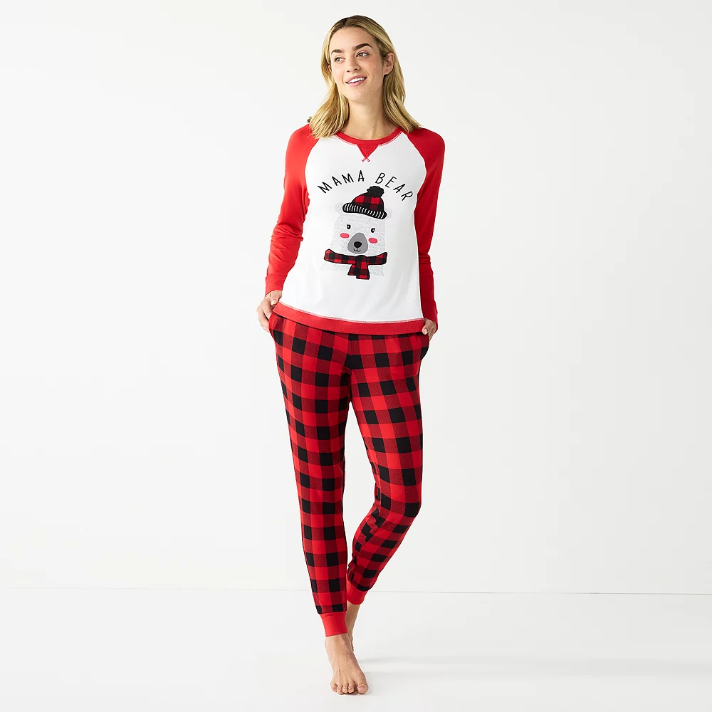 Women's Jammies For Your Families® Beary Cool "Mama Bear" Pajama Set By Cuddl Duds® 3 Women's Jammies For Your Families® Beary Cool "Mama Bear" Pajama Set By Cuddl Duds®