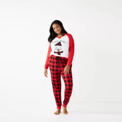 Plus Size Jammies For Your Families® Beary Cool "Mama Bear" Pajama Set By Cuddl Duds® -Cuddl Duds Shop 5601552 ALT2