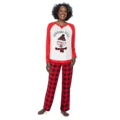 Women's Jammies For Your Families® Beary Cool "Grandma Bear" Pajama Set By Cuddl Duds®