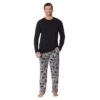Men's Cuddl Duds Classic Pajama Set 1 Men's Cuddl Duds Classic Pajama Set -Cuddl Duds Shop 5608697 Grey Heather Deer