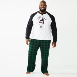 Big & Tall Jammies For Your Families® Beary Cool "Papa Bear" Pajama Set By Cuddl Duds®