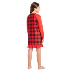 Girls 4-16 Jammies For Your Families® Beary Cool Dolly & Me Nightgown Set By Cuddl Duds® -Cuddl Duds Shop 5617465 ALT3