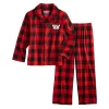 Kids 4-14 Jammies For Your Families® Beary Cool Buffalo Check Pajama Set By Cuddl Duds® -Cuddl Duds Shop 5618793