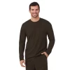 Men's Cuddl Duds® Midweight Waffle Thermal Relaxed-Fit Top -Cuddl Duds Shop 5647780 Olive