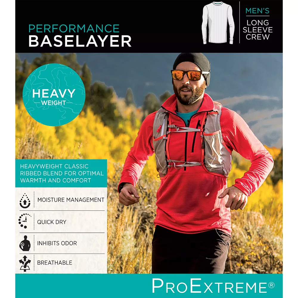 Men's Cuddl Duds® Heavyweight ProExtreme Performance Baselayer Crew Top 4 Men's Cuddl Duds® Heavyweight ProExtreme Performance Baselayer Crew Top - Image 2