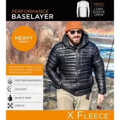 Men's Cuddl Duds® Heavyweight X Fleece Performance Baselayer Crew Top 9 Men's Cuddl Duds® Heavyweight X Fleece Performance Baselayer Crew Top -Cuddl Duds Shop 5647785 ALT99
