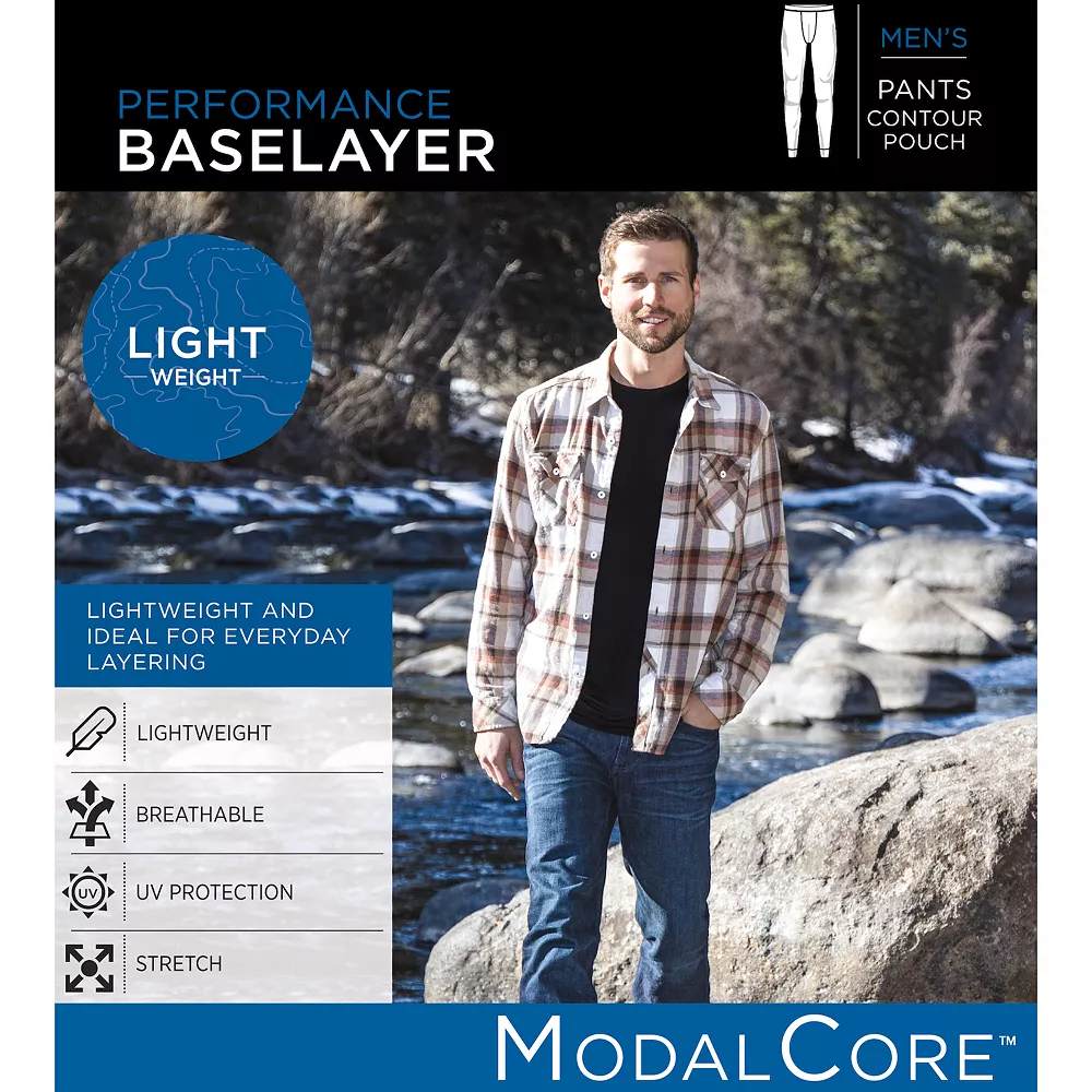 Men's Cuddl Duds® Lightweight ModalCore Performance Baselayer Pants 5 Men's Cuddl Duds® Lightweight ModalCore Performance Baselayer Pants - Image 3
