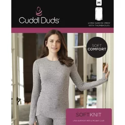 Women's Cuddl Duds® Soft Knit Long Sleeve Crewneck Top 13 Women's Cuddl Duds® Soft Knit Long Sleeve Crewneck Top -Cuddl Duds Shop 5668718 ALT5