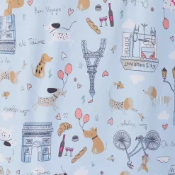 Women's Cuddl Duds® Cozy Short Sleeve Pajama Shirt & Wide Leg Cropped Pajama Pants Sleep Set -Cuddl Duds Shop 5669593 ALT4