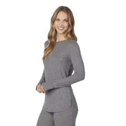 Women's Cuddl Duds® Long Sleeve Crewneck Stretch Thermal Top 10 Women's Cuddl Duds® Long Sleeve Crewneck Stretch Thermal Top -Cuddl Duds Shop 5673066 ALT2