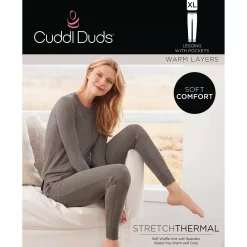 Women's Cuddl Duds® Stretch Thermal Leggings -Cuddl Duds Shop 5673067 ALT98
