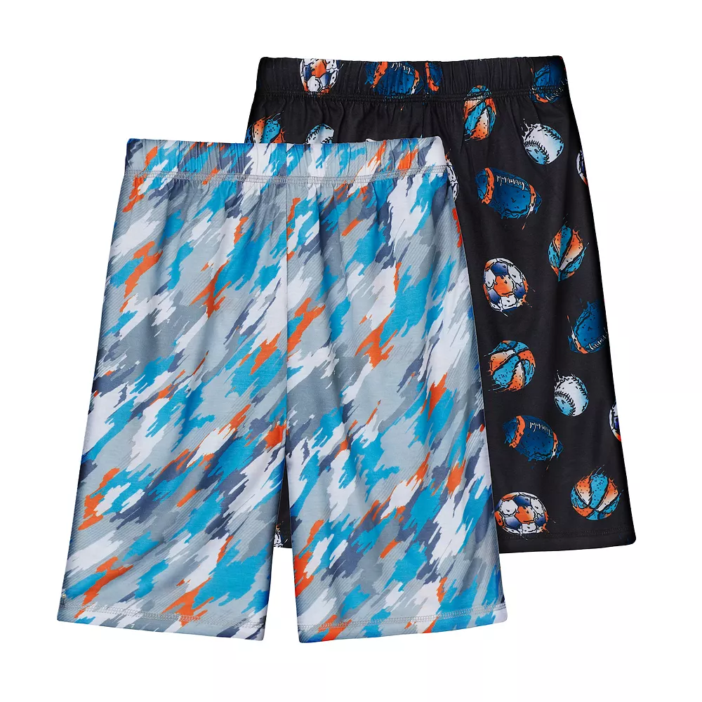 Boys 6-18 Cuddl Duds Melty Sports 2-Pack Pajama Shorts 3 Boys 6-18 Cuddl Duds Melty Sports 2-Pack Pajama Shorts