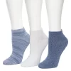 Women's Cuddl Duds® 3-Pack Birdseye Lowcut Socks 1 Women's Cuddl Duds® 3-Pack Birdseye Lowcut Socks -Cuddl Duds Shop 5852188