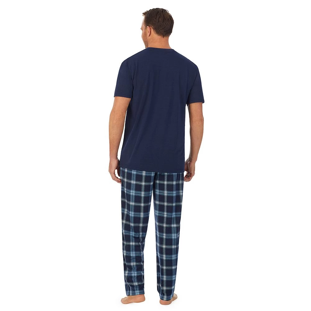Men's Cuddl Duds® Tee & Pants 2-Piece Pajama Set 4 Men's Cuddl Duds® Tee & Pants 2-Piece Pajama Set - Image 2