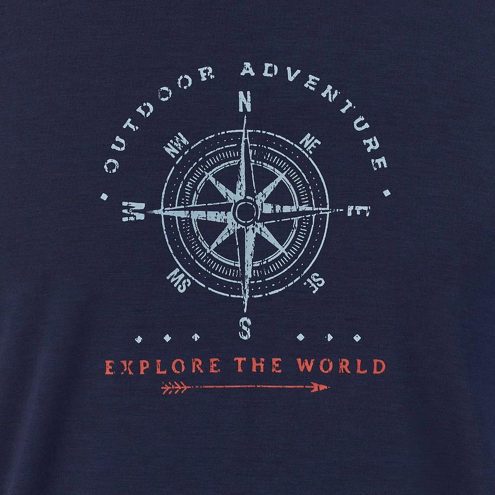 Men's Cuddl Duds® Tee & Pants 2-Piece Pajama Set 6 Men's Cuddl Duds® Tee & Pants 2-Piece Pajama Set - Image 4