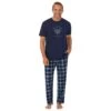Men's Cuddl Duds® Tee & Pants 2-Piece Pajama Set 1 Men's Cuddl Duds® Tee & Pants 2-Piece Pajama Set -Cuddl Duds Shop 6007508 Navy Outdoor Adventure
